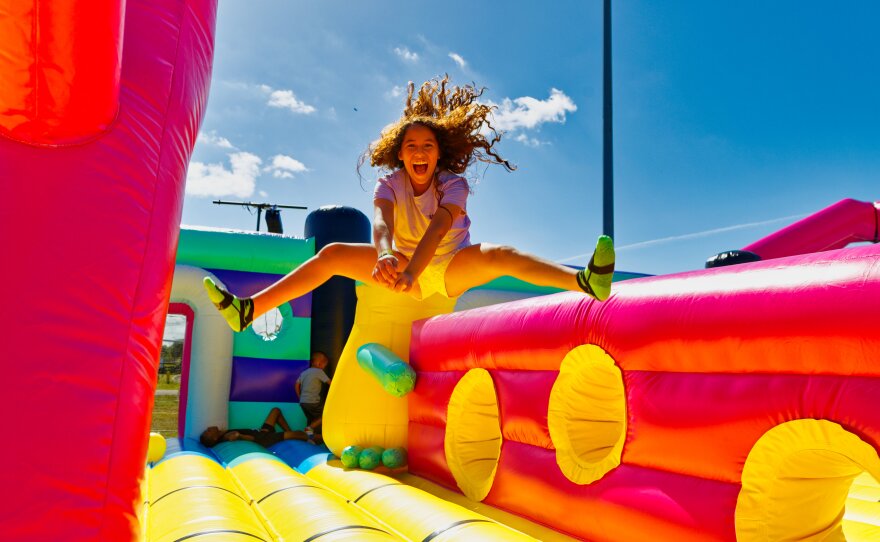 The world's biggest bounce house.