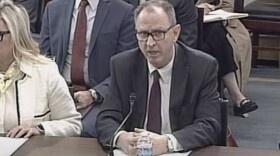 IURC Chairman Jim Huston speaks at a U.S. House Committee on Energy and Commerce hearing. His upcoming retirement leaves an important vacancy in the state agency that helps decide whether utilities can raise customers' rates — including for new power plants.