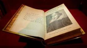 The Royal Shakespeare Company is releasing albums of the music commissioned for its productions of many of the plays. Pictured the first collected edition of William Shakespeare's works. Credit Leon Neal / AFP/Getty Images