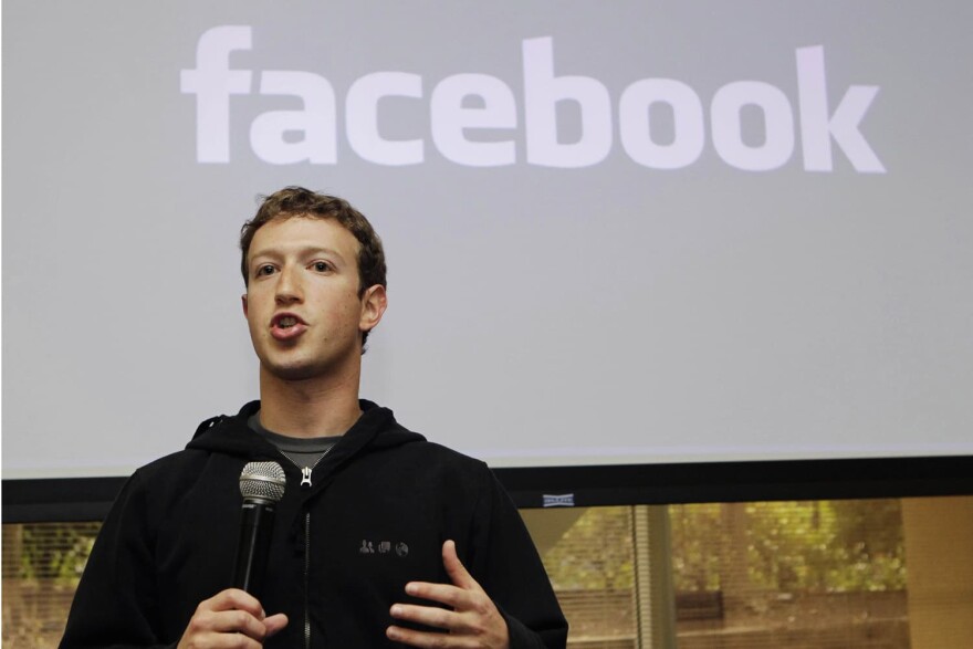 Facebook CEO Mark Zuckerberg in a 2010 file photo in Palo Alto, Calif.  (Marcio Jose Sanchez/AP File)