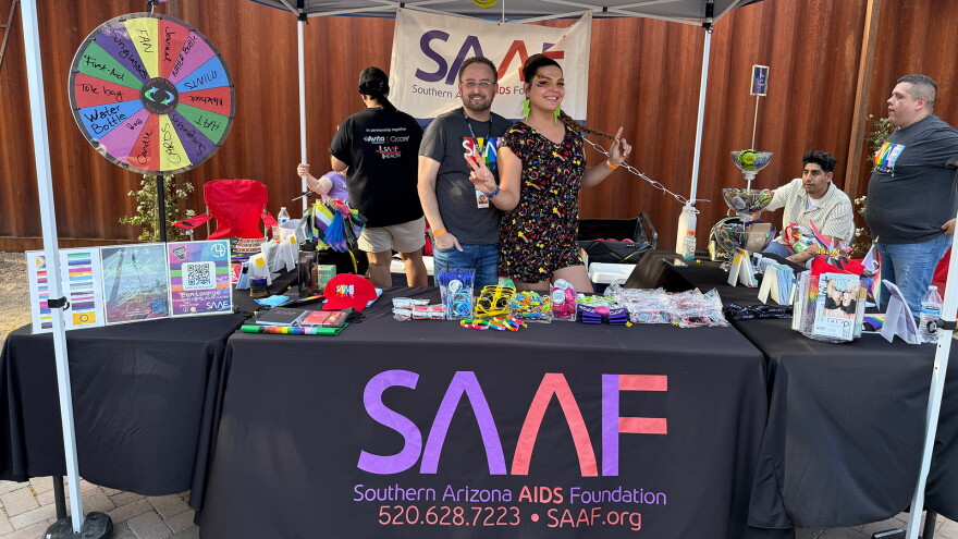 latino pride resource booth