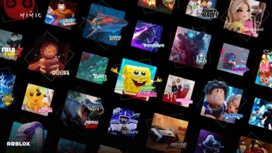 A cross-section of the millions of "experiences" hosted on Roblox. (Courtesy of Roblox Corporation)