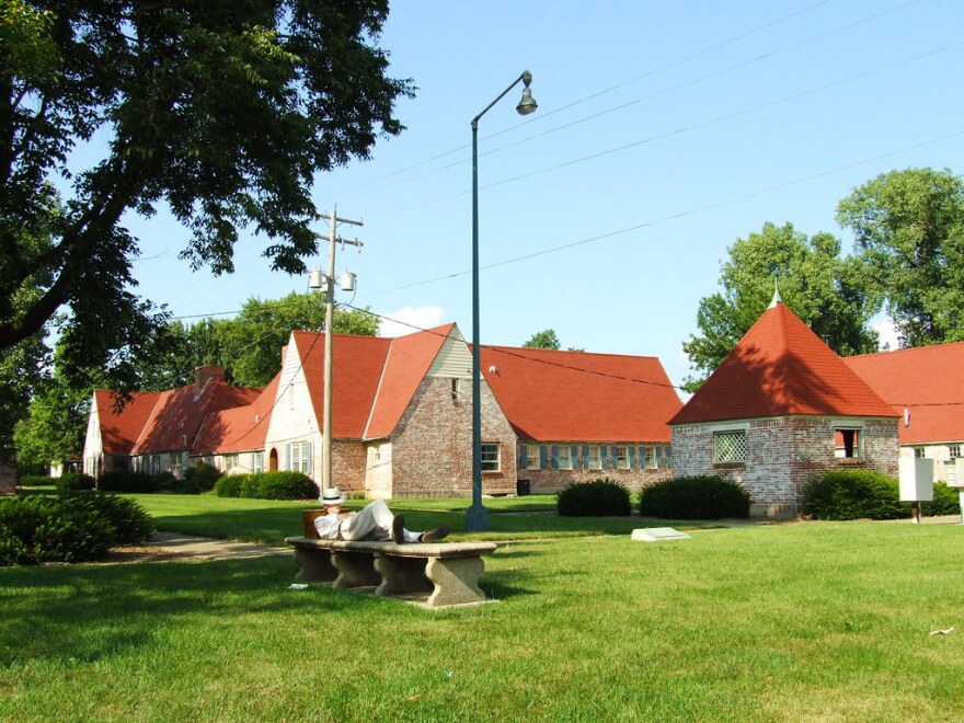 Normandy Village is part of the One Normal Plaza area redevelopment of the old Illinois Soldiers and Sailors Children's Home.