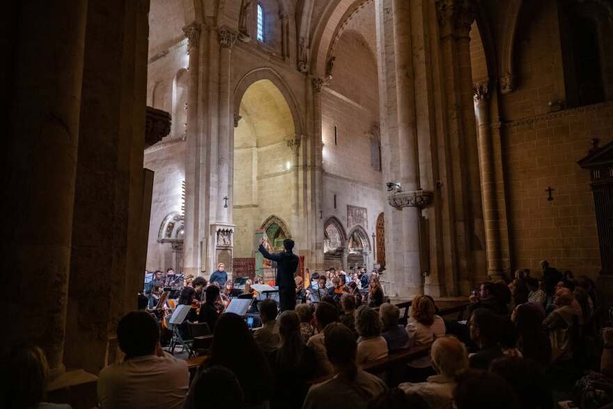 During its June tour, the Quad City Youth Symphony Orchestra performed at the Catedral Vieja de Santa Maria in Salamanca, Spain.