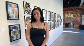 Mila Lynn. Her exhibition Storytelling Through Music was commissioned by the MSU College of Music's Slavery To Freedom lecture series. It's at the REACH