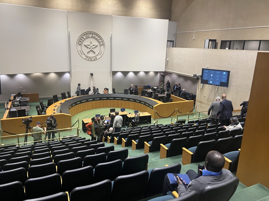The City Plan Commission Subdivision Review Committee gathered at Dallas City Hall to vote on renaming Jim Miller Road.