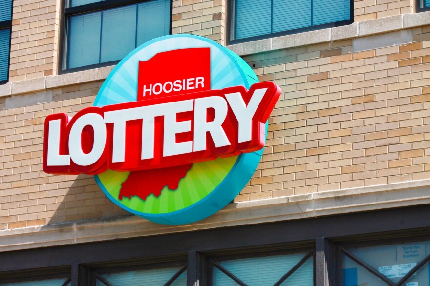 The Hoosier Lottery headquarters aat 1302 N. Meridian Street in Indianapolis.
