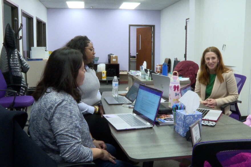 Women4Change is a nonpartisan group dedicated to advancing equity for women in Indiana. Carrklitzsch speaks with Women4Change's staff in Indianapolis.