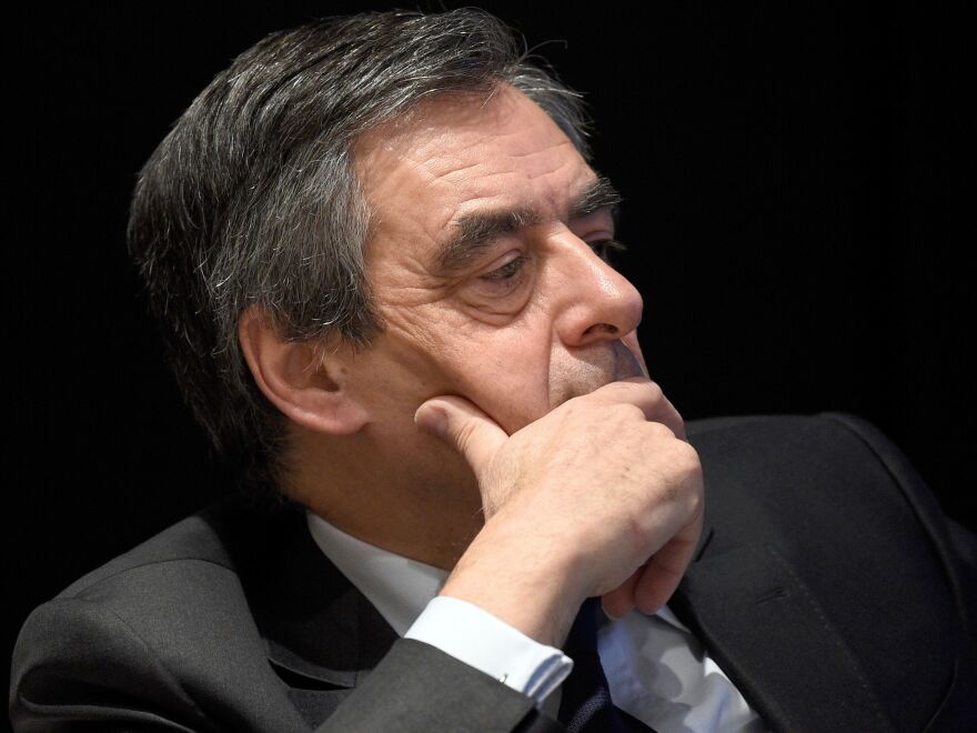 Conservative French presidential candidate Francois Fillon during a visit to the Konrad Adenauer Foundation in Berlin in January.