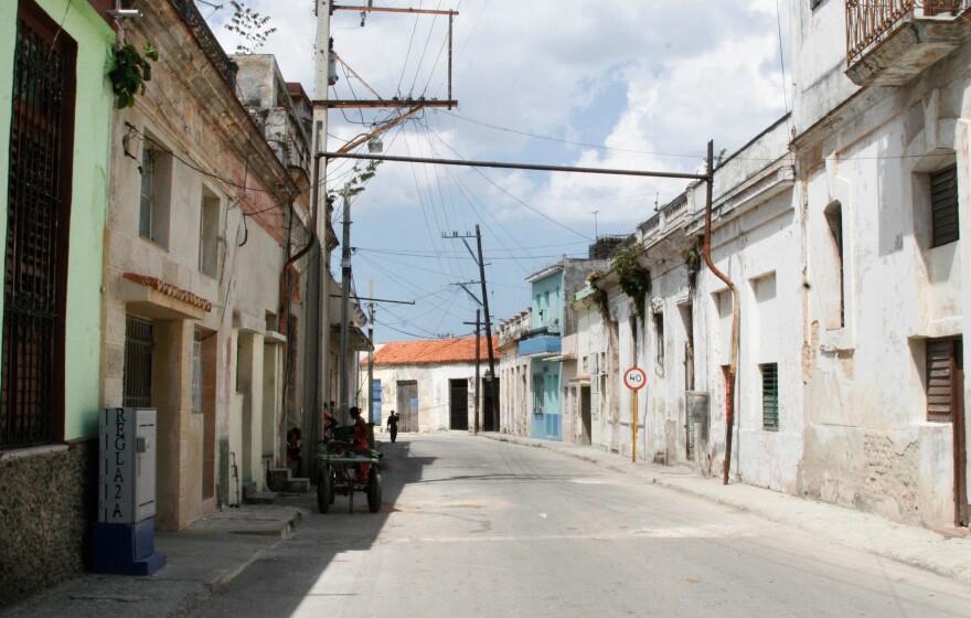 In Regla, many people don't have money for cars. If they do have cars, they don't have money for gas, so the streets are mostly desolate.