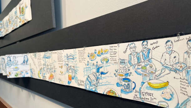 Kristin Pennock's Sketchdiet: A Year of Drawing Everything I Ate wins ArtPrize 2026 public vote Grand Prize