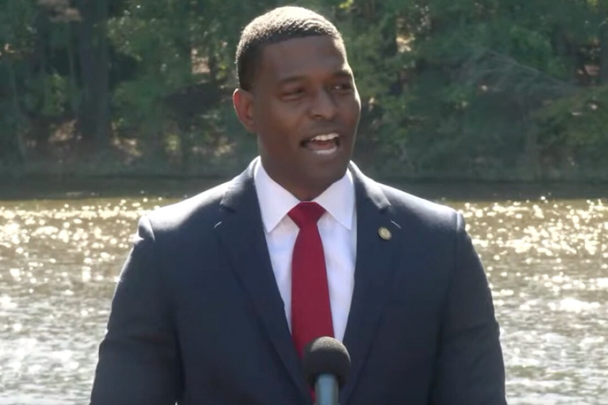 EPA Administrator Michael Regan announces the EPA's roadmap for addressing PFAS in North Carolina. (Courtesy of U.S. EPA)