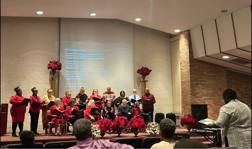 The Verna D. Holley Project performing tis first concert in December of 2023.