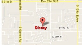 Disney Elementary is in east Tulsa