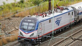 FILE - An Amtrak train departs 30th Street Station in Philadelphia on Oct. 27, 2021. The Republican leader of the Wisconsin Senate said Thursday, Dec. 15, 2022, that he opposes spending any state money to help Madison, Wis., bring a passenger rail line that would connect the capital city to Milwaukee, joining the state's other top GOP legislative leader in opposition to the project.