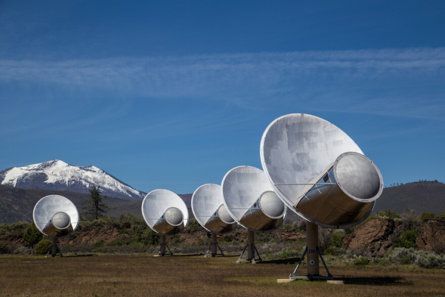 A portion of the Allen Telescope Array (ATA) in northern California.