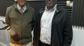 Guest Mr. Yenni Tawahade and AP Host Dr. Akinloye Ojo in the WUGA studio.
