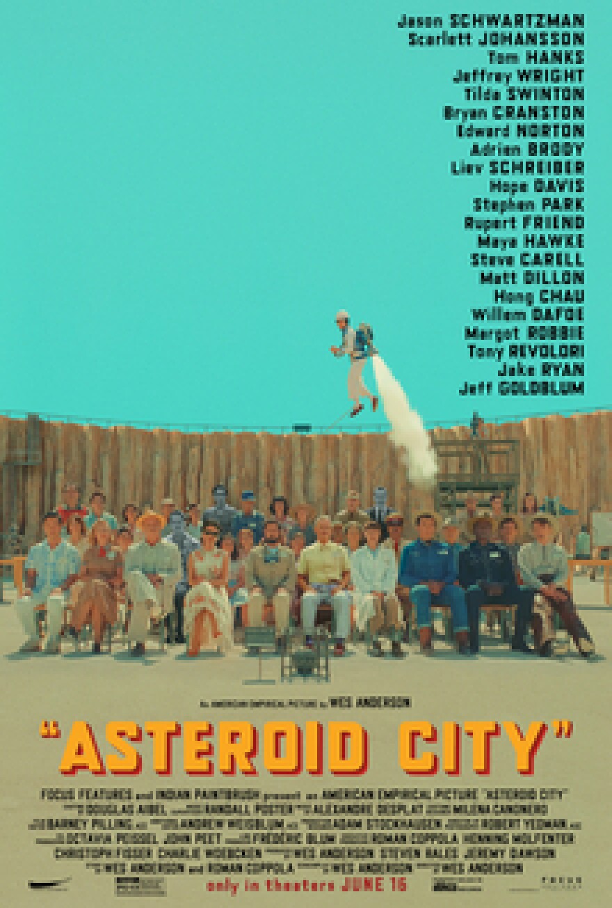  Movie poster of the comedy drama Asteroid City