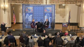 Michigan Secretary State Jocelyn Benson speaks at the Detroit Economic Club on February 5, 2026.