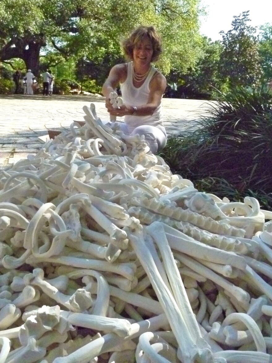 FSU Professor Jane McPherson is helping organize Tallahasee for the "Million Bones" project