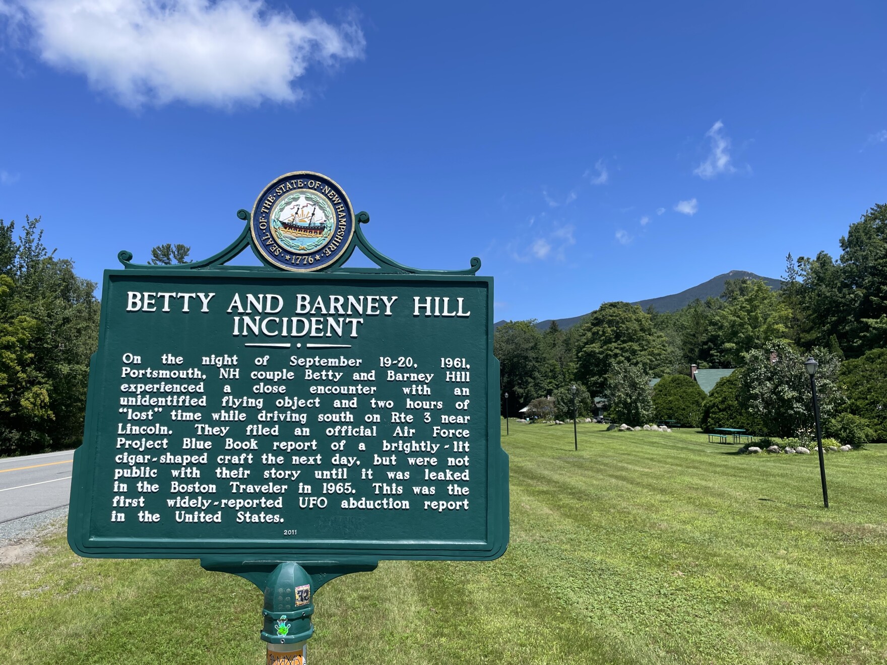 A 'close encounter' amid the mountains of New Hampshire