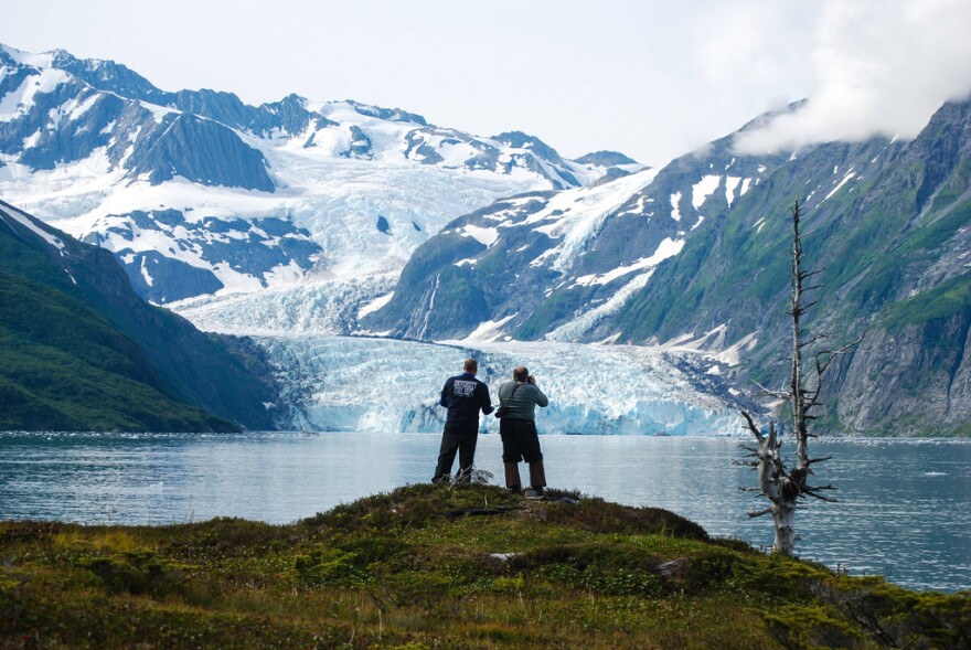 his is a shot from 2008 referred to many as Surprise Glacier during a trip to Alaska to catalog glacial melt and other climate-related research.