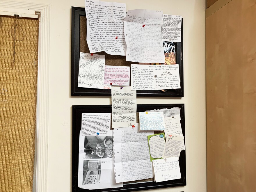 People wrote back, with kind and lengthy cards and letters.