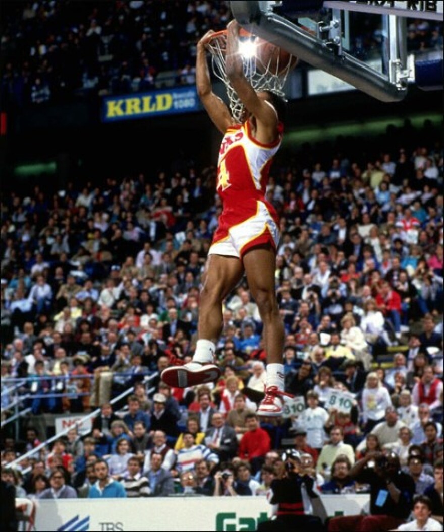 1986 NBA Slam Dunk Contest -(see highlighted story below)