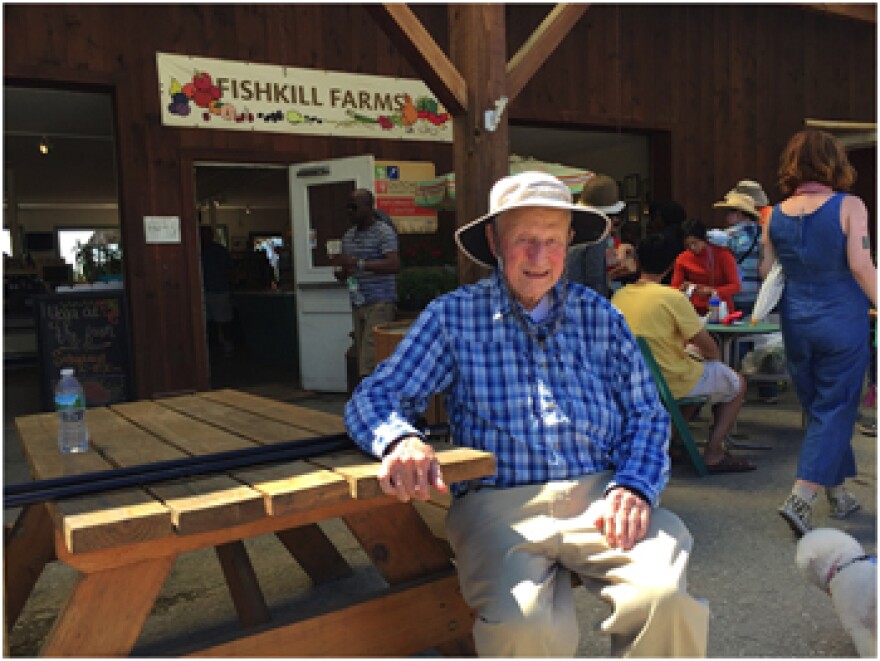 Robert Morgenthau in June at Fishkill Farms