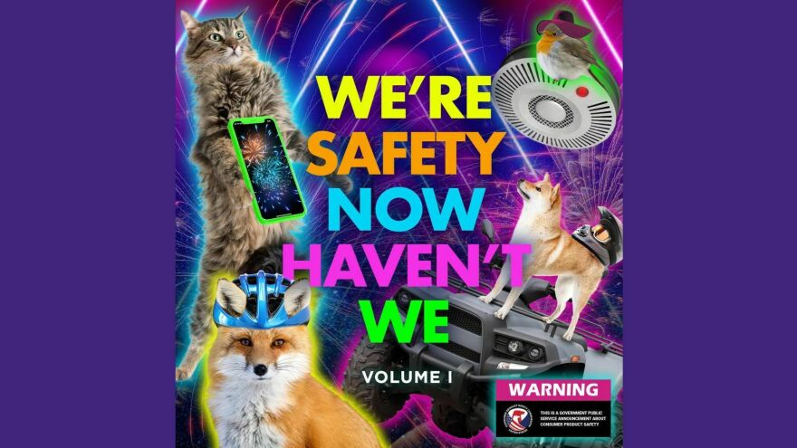 The Consumer Product Safety Commission's new album features some of its iconic mascots on the cover and seven safety-focused tracks.