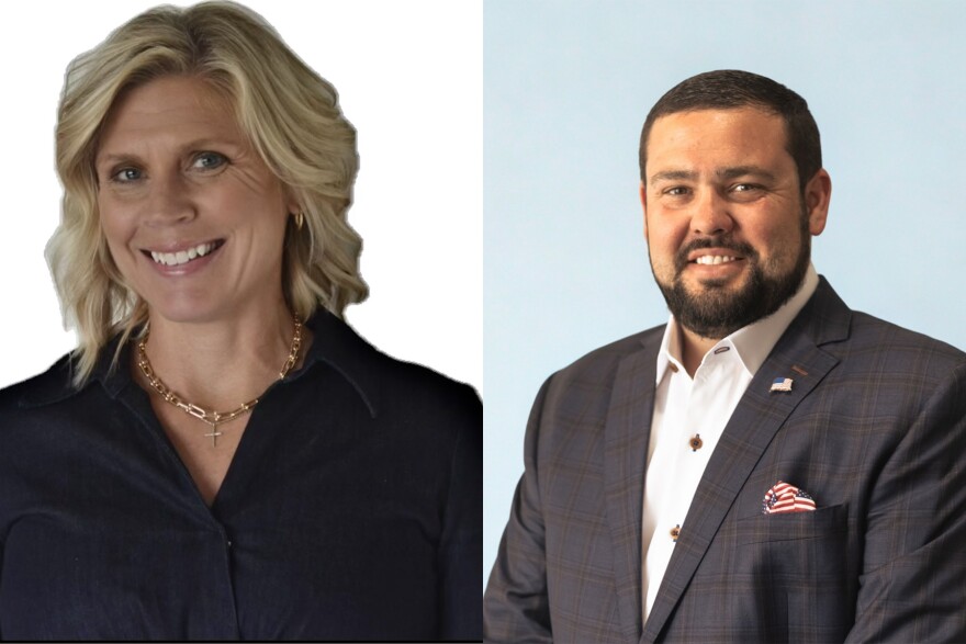 Julie Bickelhaupt (left) and Dillan Vancil.