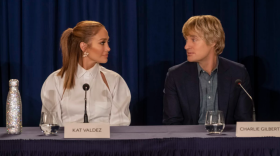 Jennifer Lopez and Owen Wilson in Marry Me.Barry Wetcher/Universal Pictures