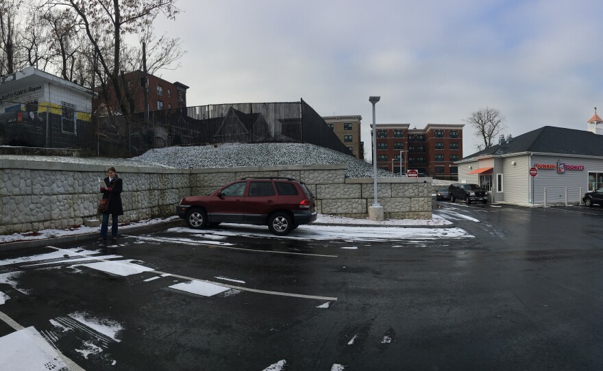 The Sunoco on Armory Street in Springfield, Massachusetts, inspired the poem "Eating Crow."