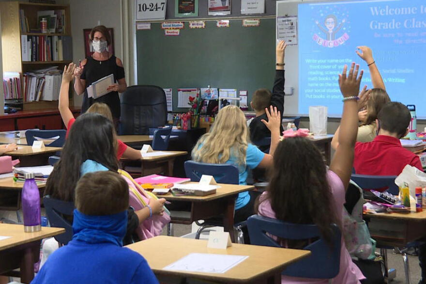Schools will be able to use the new emergency funding to help pay for a wider range of purchases, including facility upgrades to improve air quality and reduce the risk of virus transmission inside classrooms.