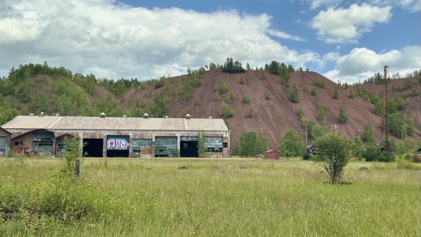 A building left behind from decades-ago mining operations at the Hill Annex Mine in Calumet, as seen Aug. 21, 2026. Calumet Reclamation Co. Administrative Director Donna Johnson says many of the old buildings have fallen into disrepair.