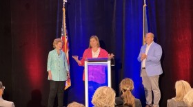 Elissa Slotkin makes campaign stop in Lansing with Senator Debbie Stabenow and former state Representative Curtis Hertel