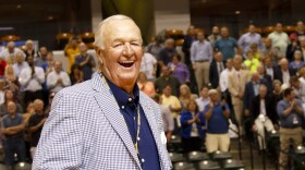 Indiana basketball icon Bobby "Slick" Leonard, pictured here during the premiere of the documentary Bobby "Slick" Leonard: Heart of a Hoosier, has died at the age of 88.