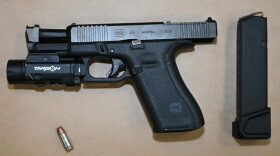 This is the gun authorities say was found inside a locker at North High School last week