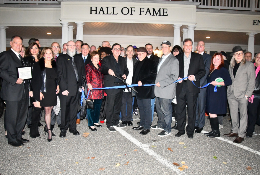 Ribbon cutting of the Long Island Music and Entertainment Hall of Fame in Stony Brook, New York