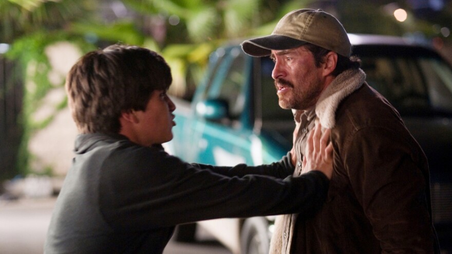 <strong>It Gets Better:</strong> Luis (José Julián, left) and his father Carlos         (Demián Bichir) have a contentious relationship, as the son flirts with street gangs while his dad works long hours as an undocumented laborer. The film depicts their story with only the occasional lapse into heavy-handedness.