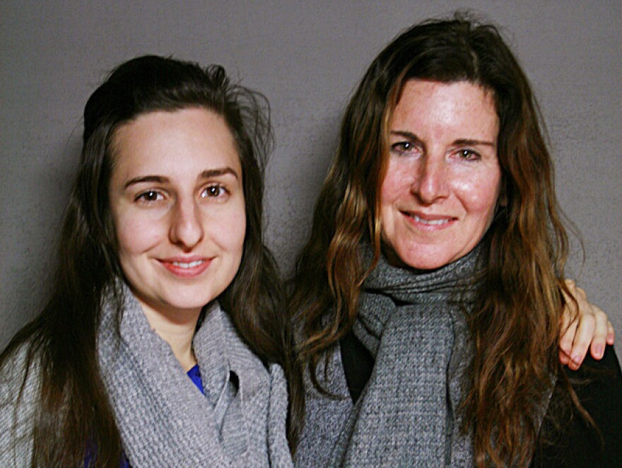 Kathleen Russo (right) and daughter Marissa Maier visited StoryCorps to remember Russo's late husband, writer Spalding Gray.