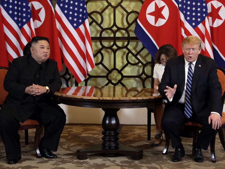 Trump meets with Kim in Hanoi. No deal was reached.