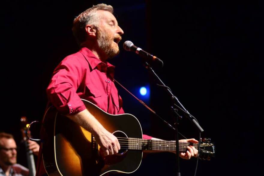 Billy Bragg performing on Mountain Stage 2013