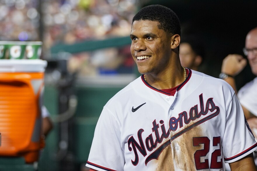 Nationals star Juan Soto heads to the Padres in a blockbuster deal | New Hampshire Public Radio