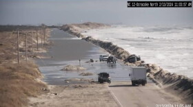 All lanes of N.C. 12 are closed on the north end of Ocracoke Island between the National Park Service Pony Pens and the Ocracoke Ferry Terminal.