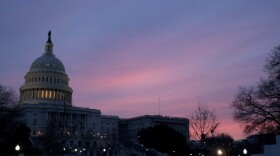 The Capitol Dome of the Capitol Building at sunrise, Friday, Feb. 9, 2018, in Washington. After another government shutdown, congress has passed a sweeping long term spending bill which President Trump is expected to sign later this morning. (Andrew Harnik/AP)