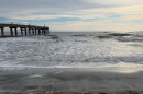 Photo of rough surf along St. Augustine Beach