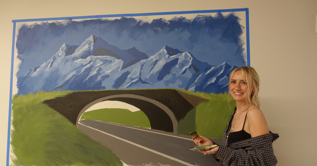 Student Mural Highlights Wildlife Crossings, Boosts Conservation Fund
