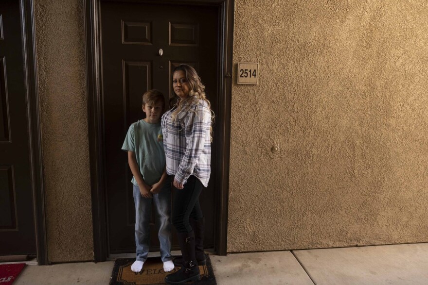 Teresa Trabucco is a waitress and can only work weekends when her son isn’t in class. She’s falling behind on rent and considering moving out of state.