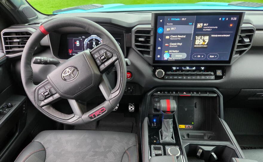 2026 Toyota Sequoia TRD Pro Hybrid dashboard